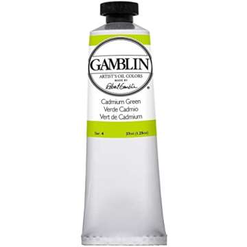 Gamblin Artist Oil 37Ml Cadmium Green - Vivid Color Quality