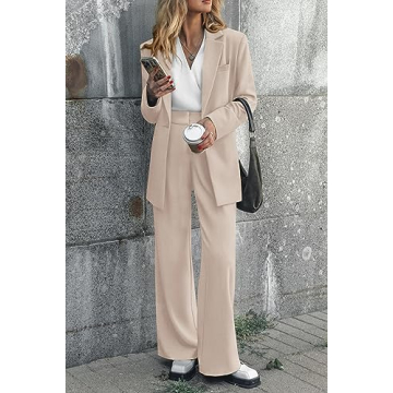 Elegant PRETTYGARDEN Women's Two Piece Office Outfit Set