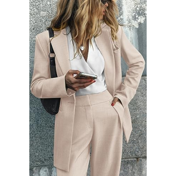 Elegant PRETTYGARDEN Women's Two Piece Office Outfit Set