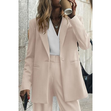 Elegant PRETTYGARDEN Women's Two Piece Office Outfit Set