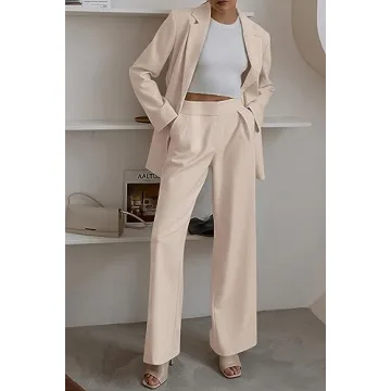 Elegant PRETTYGARDEN Women's Two Piece Office Outfit Set