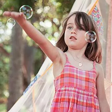 COZLANE Rose Gold Mother of Pearl Shell Pendant Necklaces | Double Sided Round Pendant Necklace Cute Pendant Necklaces for Women