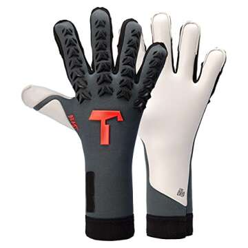 T1TAN Dark Beast + LC - Elite Goalkeeper Gloves - Size 11 for Ultimate Performance