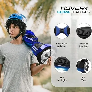 Hover-1 Ultra Electric Hoverboard 9MPH with Safety