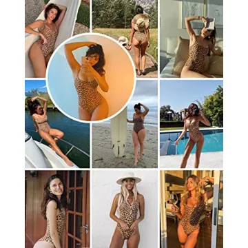 Narecte Stylish Tummy Control One Piece Swimsuit