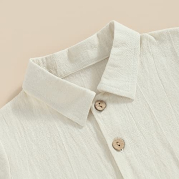 Shop the Karuedoo Toddler Summer Cotton Linen Outfit Set