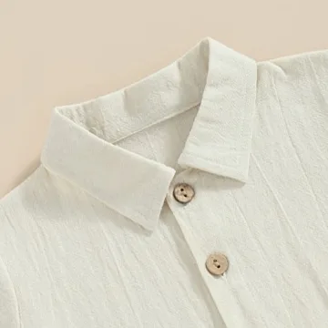 Shop the Karuedoo Toddler Summer Cotton Linen Outfit Set