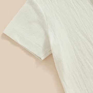 Shop the Karuedoo Toddler Summer Cotton Linen Outfit Set