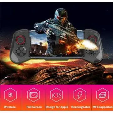 arVin Wireless Gaming Controller for iPhone & Android