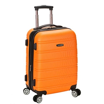 Rockland 20-Inch Orange Hardside Expandable Luggage