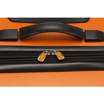 Rockland 20-Inch Orange Hardside Expandable Luggage