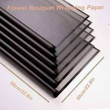 VOWOVOSDAY Waterproof Floral Wrapping Paper 20 Pcs 23x23Inch