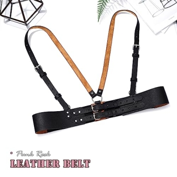 Plus Size Women’s Waist Leather Harness for All Occasions