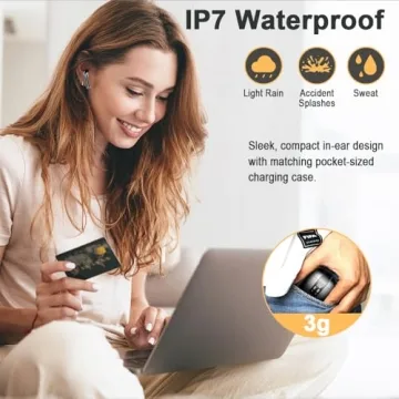 Wireless Earbuds V5.4, 56H Playtime, IP7 Waterproof Earphones