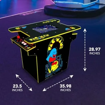 Arcade1Up PAC-MAN Arcade Game Table for Family Fun