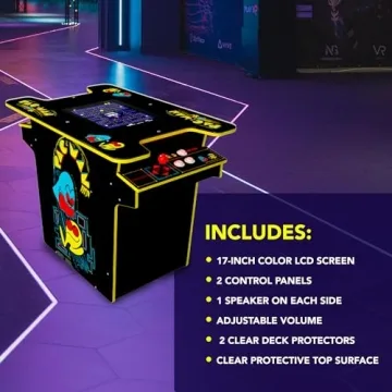 Arcade1Up PAC-MAN Arcade Game Table for Family Fun