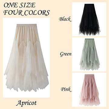 Elegant Women's Tulle Skirt for All Occasions