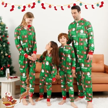 Family Matching Christmas Onesie Pajamas for All Ages