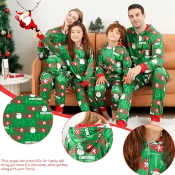 Family Matching Christmas Onesie Pajamas for All Ages