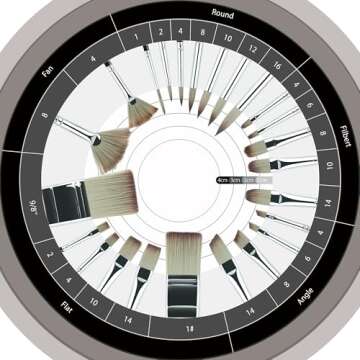 ARTIFY Professional Paint Brush Set for All Mediums