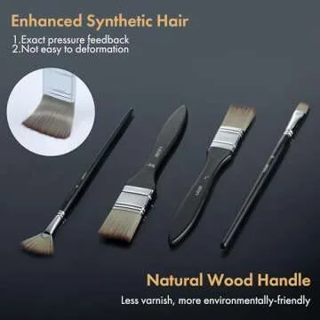 ARTIFY Professional Paint Brush Set for All Mediums