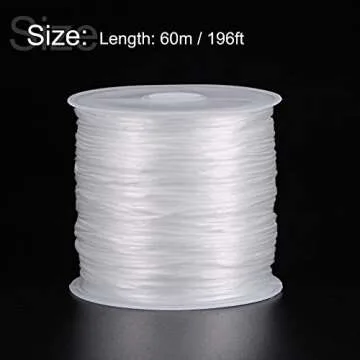 uxcell Stretchy Elastic String for Bracelet Crafting and DIY Projects