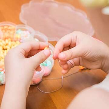 uxcell Elastic String Stretchy Cord for DIY Bracelet Making