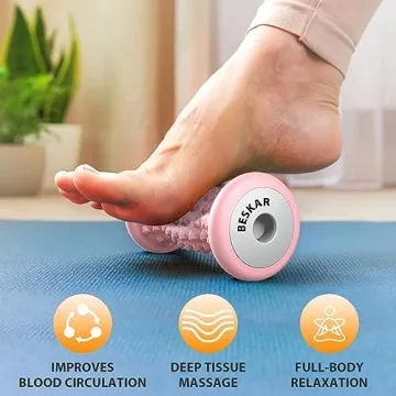 BESKAR Foot Massage Roller for Plantar Fasciitis Relief