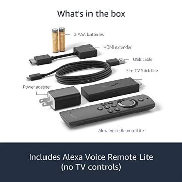 Fire TV Stick Lite - Stream Freely with Alexa Control