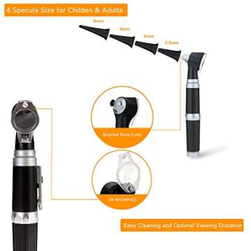 Otoscope Kit for Professional Ear Care & Inspection
