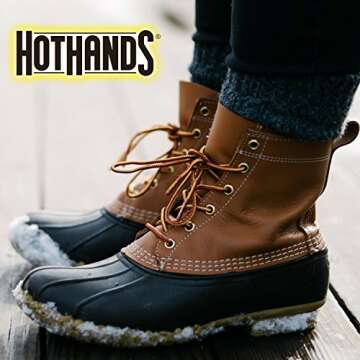 HotHands Toe Warmers - Long Lasting Safe Natural Odorless Air Activated Warmers - Up to 8 Hours of Heat - 6 Pair