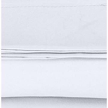 Luxury Fitted Sheet on Amazon Elegant Comfort Wrinkle-Free 1500 Premier Hotel Quality 1-Piece Fitted Sheet, Twin/Twin XL Size, White