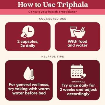 ORGANIC INDIA Triphala Capsules Organic - Herbal Supplement with Amla, Bibhitaki, Haritaki, Digestion & Colon Support, Immune System Support, Adaptogen, Vegan, USDA Certified Organic - 90 Capsules