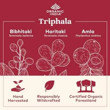 Organic India Triphala Capsules for Digestive Health