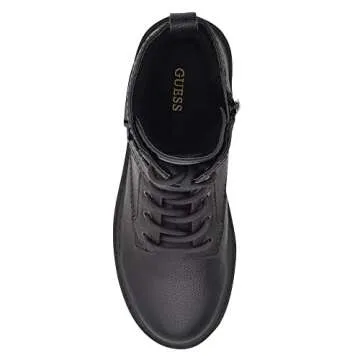 GUESS Women's ORANA Combat Boot - Stylish Comfort in Black