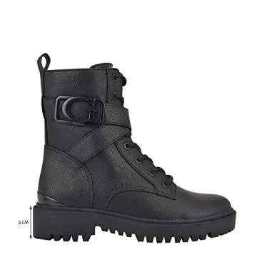 GUESS Women's ORANA Combat Boot - Stylish Comfort in Black