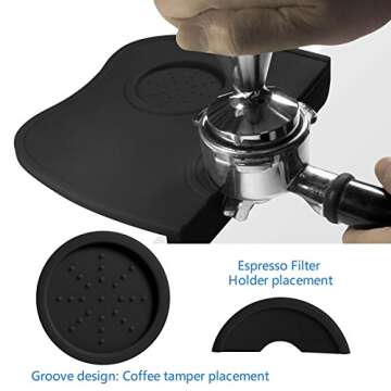 Handook Tamper Mat for Espresso Machines - Black