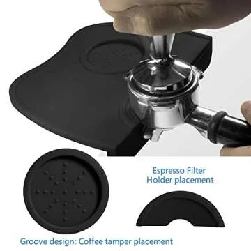 Handook Tamper Mat for Espresso Machines - Black