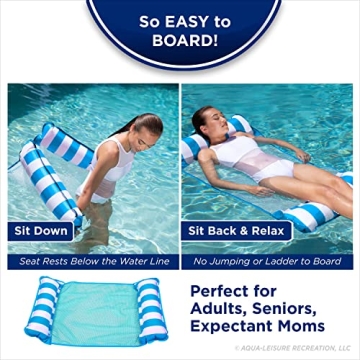Aqua 4-in-1 Monterey Hammock Pool Float - Ultimate Comfort & Versatility