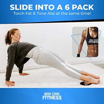 Iron Core Fitness Sliders for Ultimate Workout Anywhere