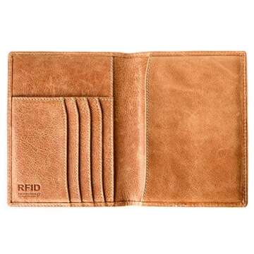 Inspiring Adventures Luxury RFID Passport and Card Holder