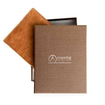 Inspiring Adventures Luxury RFID Passport and Card Holder