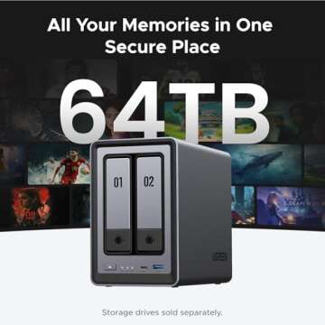 UGREEN NASync DXP2800 64TB Desktop NAS with AI Features