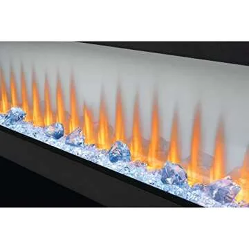 Napoleon 50" Wall Mount Electric Fireplace with Privacy Glass