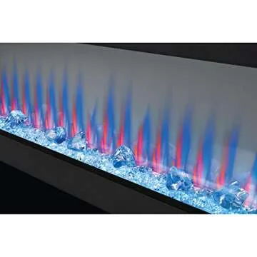 Napoleon 50" Wall Mount Electric Fireplace with Privacy Glass