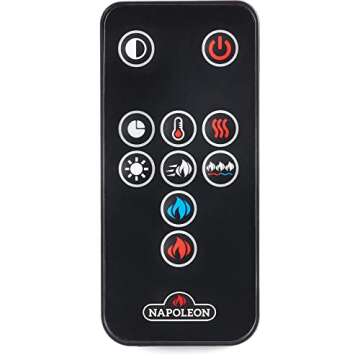 Napoleon 50" Wall Mount Electric Fireplace with Privacy Glass