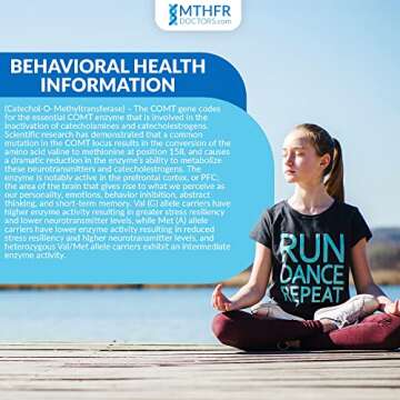 MTHFR+COMT Test Kit with Live Expert Support and Fast Results