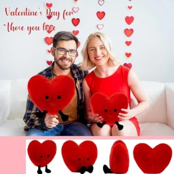 Cute Red Heart Plush Pillow Toy for All Occasions