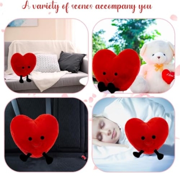 Cute Red Heart Plush Pillow Toy for All Occasions