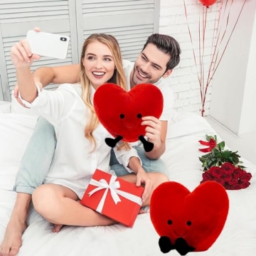Cute Red Heart Plush Pillow Toy for All Occasions